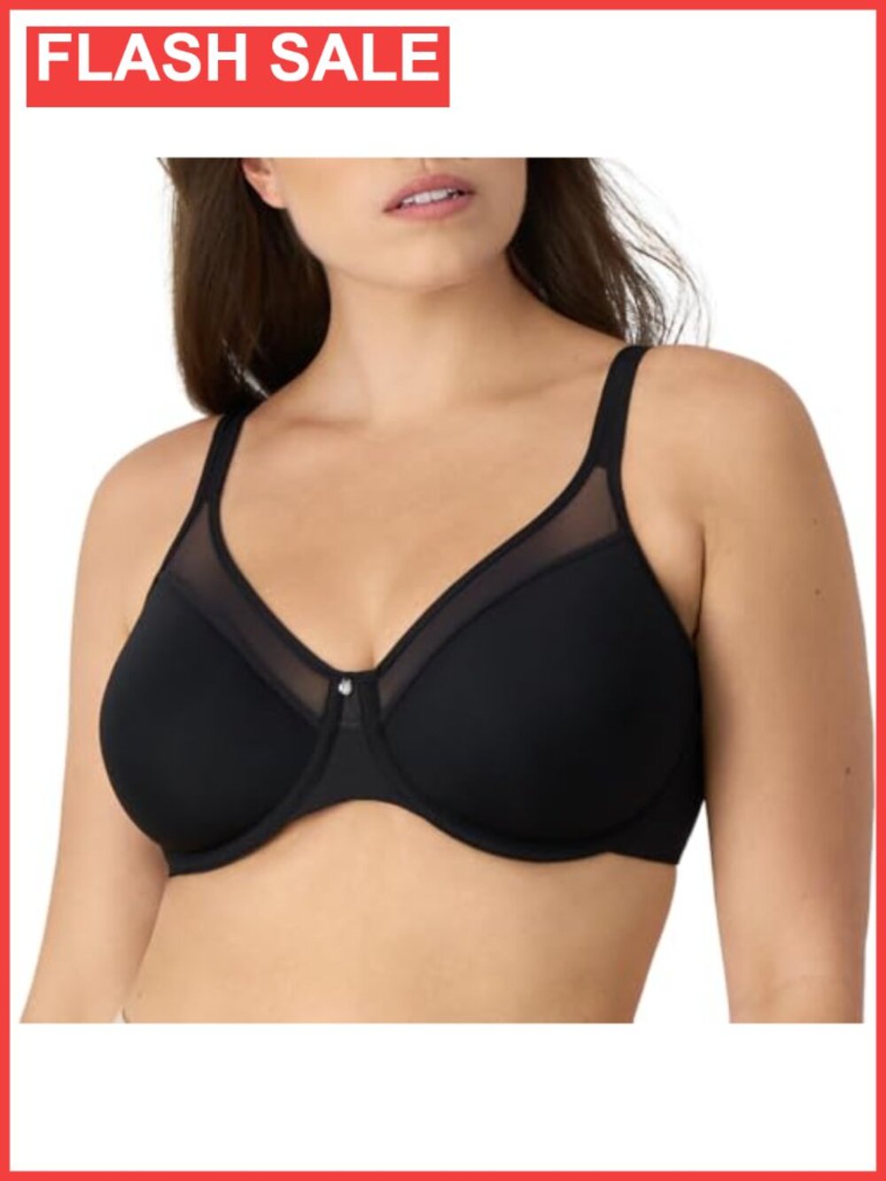 Ultra-Light Smoothing Spacer Underwire T-Shirt Bra Full Coverage Convertible
